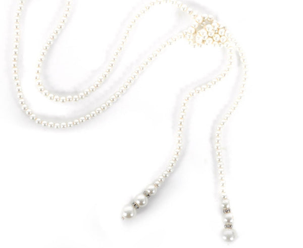 PEARL NECKLACE LONG KNOT